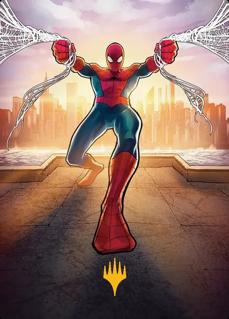 Amazing Spider-Man // Amazing Spider-Man, carte Magic ASPM 36 — extension Marvel's Spider-Man Art Series