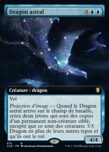 Dragon astral, carte Magic CLB 613 — extension Commander Légendes : la bataille de la Porte de Baldur