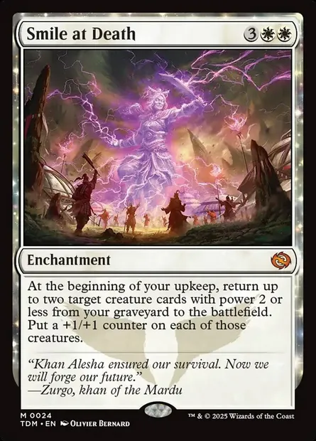 Smile at Death, Magic card TDM 24 — Tarkir: Dragonstorm set
