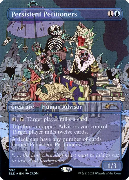 Pétitionnaires tenaces, carte Magic SLD 596 — extension Secret Lair Drop