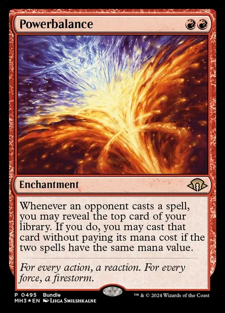 Powerbalance, Magic card MH3 495 — Modern Horizons 3 set