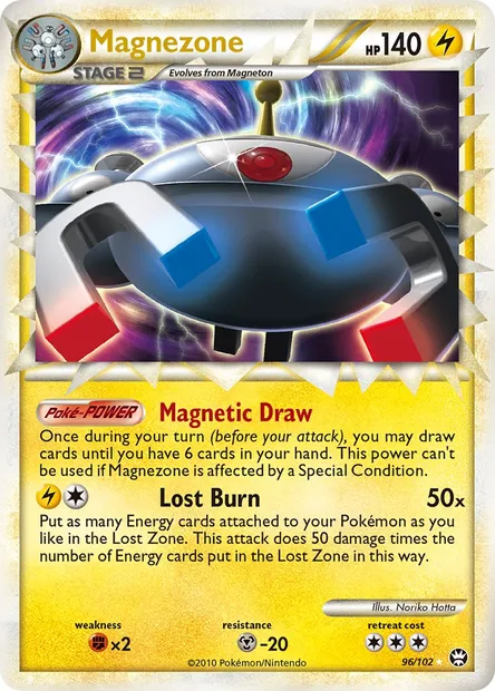 Magnezone, Pokémon card TM 96 — Triumphant set
