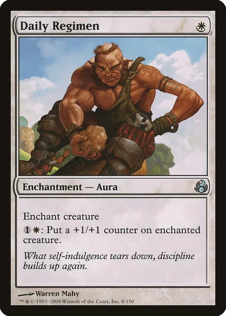 Daily Regimen, Magic card MOR 8 — Morningtide set