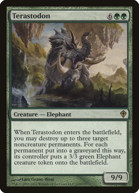 Terastodon, Magic card WWK 115 — Worldwake set