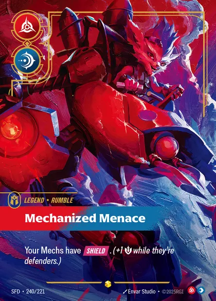 Mechanized Menace, Riftbound card SFD 240 — Spiritforged set