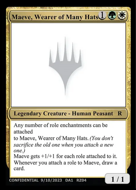 Maeve, Wearer of Many Hats, carte Magic UNK RZ04d — extension Unknown Event