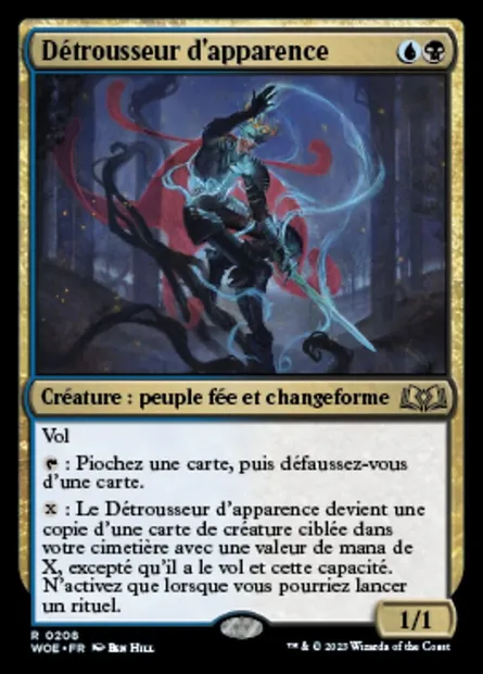 Détrousseur d'apparence, carte Magic WOE 208 — extension Wilds of Eldraine