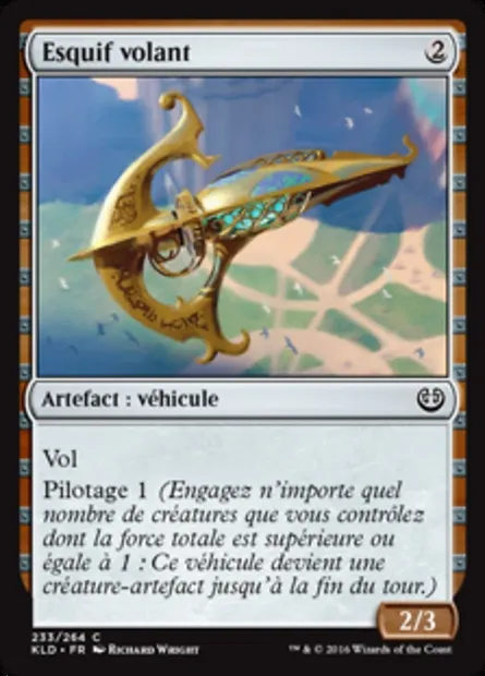Esquif volant, carte Magic KLD 233 — extension Kaladesh