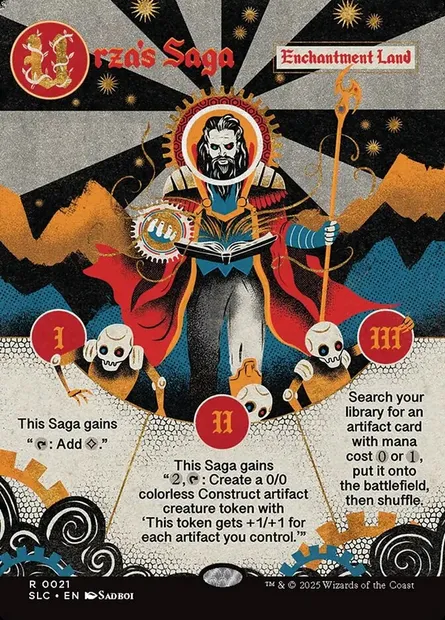 Épopée d'Urza, carte Magic SLC 21 — extension Secret Lair Countdown