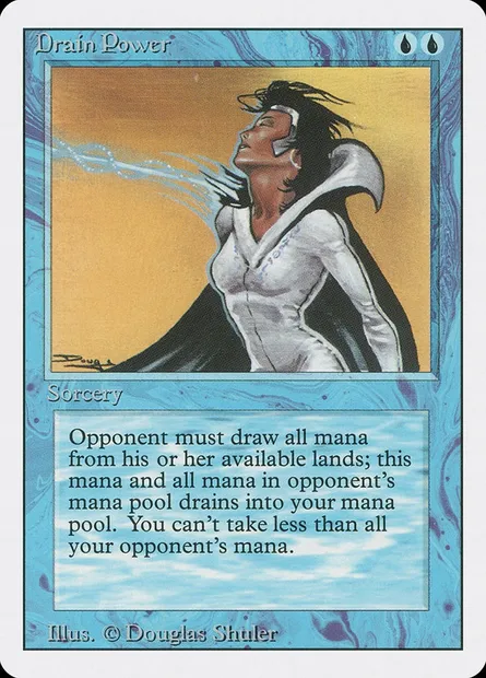Drain Power, Magic card 3ED 56 — Revised Edition set
