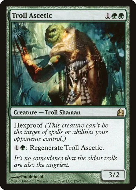 Troll Ascetic, Magic card CMD 176 — Commander 2011 set