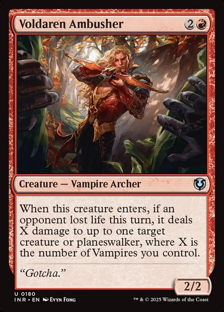 Embusqueur Voldaren, carte Magic INR 180 — extension Innistrad Remastered
