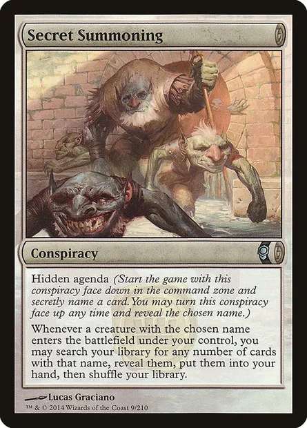 Secret Summoning, carte Magic CNS 9 — extension Conspiration