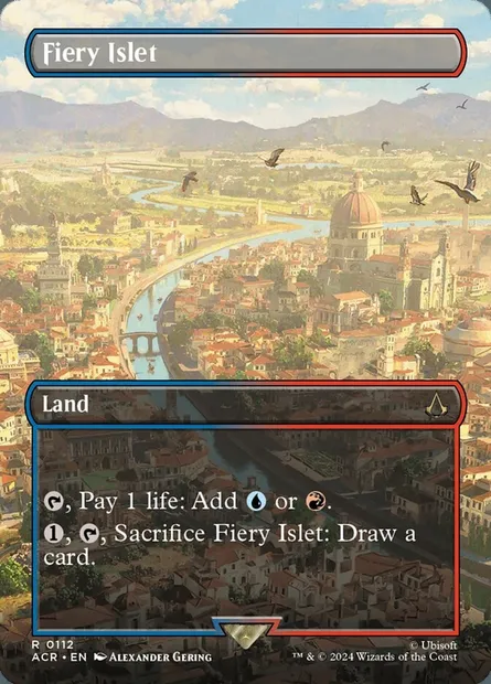 Fiery Islet, Magic card ACR 112 — Assassin's Creed set