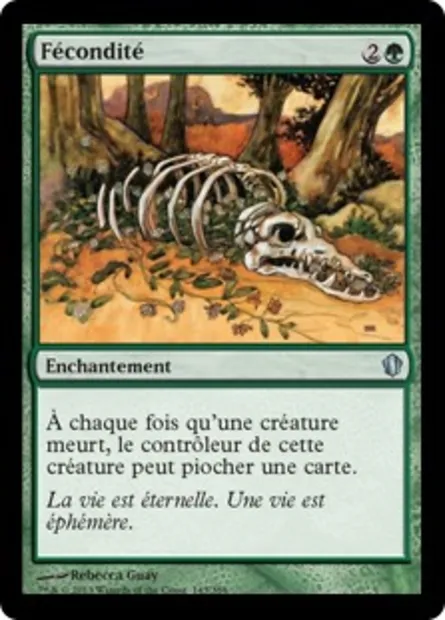 Fécondité, carte Magic C13 145 — extension Commander 2013