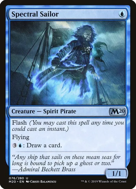 Spectral Sailor, Magic card M20 76 — Core Set 2020 set