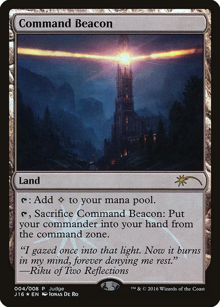 Flambeau du Commandement, carte Magic J16 4 — extension Judge Gift Cards 2016