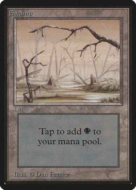 Marais, carte Magic LEB 295 — extension Limited Edition Beta