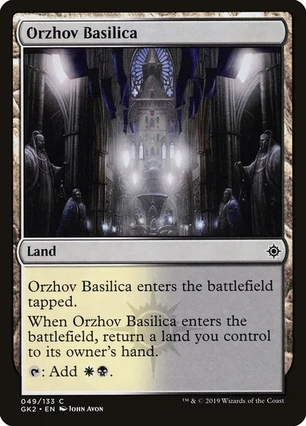 Orzhov Basilica, Magic card GK2 49 — RNA Guild Kit set