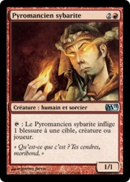 Pyromancien sybarite, carte Magic M11 152 — extension Magic 2011