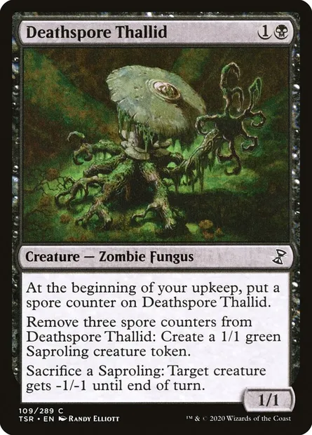 Deathspore Thallid, Magic card TSR 109 — Time Spiral Remastered set