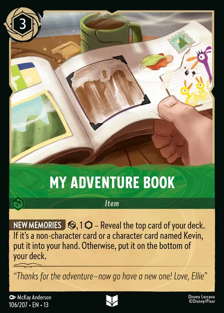 My Adventure Book, Disney Lorcana card CH13-106 — Attack of the Vine! set