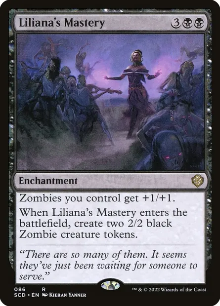 Liliana's Mastery, Magic card SCD 86 — Starter Commander Decks set