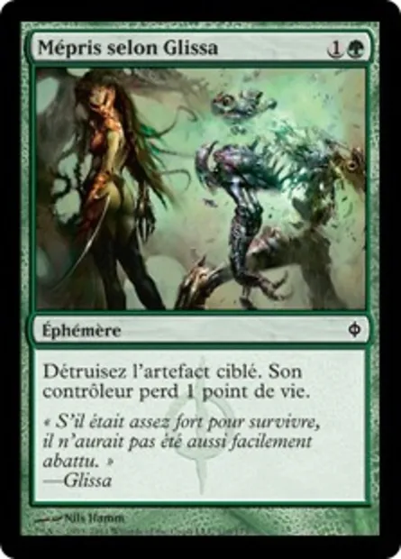 Mépris selon Glissa, carte Magic NPH 110 — extension La Nouvelle Phyrexia