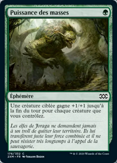 Puissance des masses, carte Magic 2XM 176 — extension Double Masters