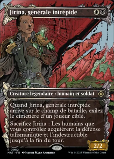Jirina, générale intrépide, carte Magic MAT 82 — extension L'invasion des machines : le jour d'après