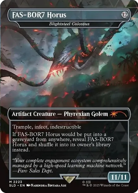 Blightsteel Colossus, Magic card SLD 2223 — Secret Lair Drop set