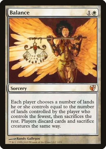 Balance, carte Magic V09 1 — extension From the Vault: Exiled