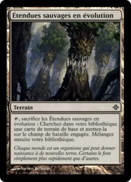 Étendues sauvages en évolution, carte Magic ROE 228 — extension L'ascension des Eldrazi