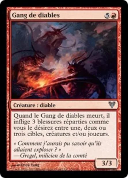 Gang de diables, carte Magic AVR 136 — extension Avacyn ressuscitée