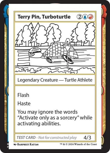 Terry Pin, Turboturtle, carte Magic MB2 603 — extension Mystery Booster 2
