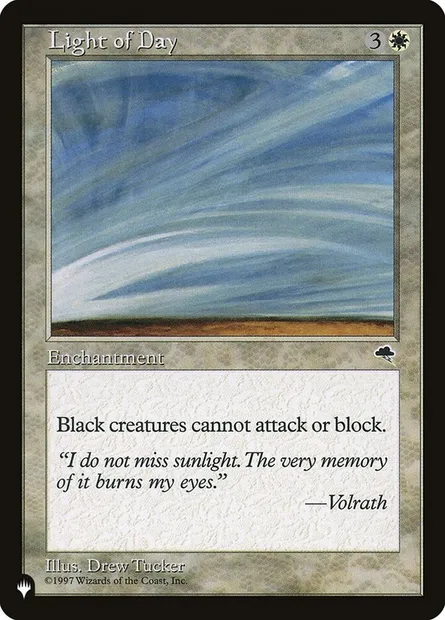 Light of Day, Magic card PLST TMP-27 — The List set