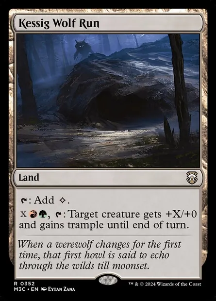 Kessig Wolf Run, Magic card M3C 352 — Modern Horizons 3 Commander set