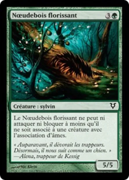 Nœudebois florissant, carte Magic AVR 178 — extension Avacyn ressuscitée
