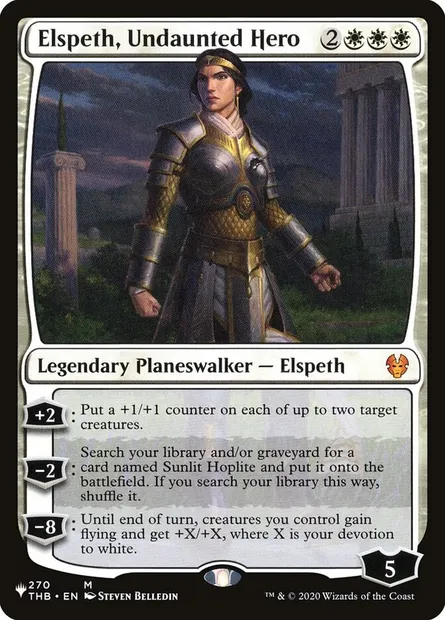 Elspeth, Undaunted Hero, Magic card PLST THB-270 — The List set