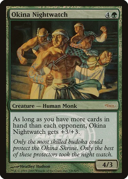 Okina Nightwatch, Magic card PAL05 7 — Arena League 2005 set