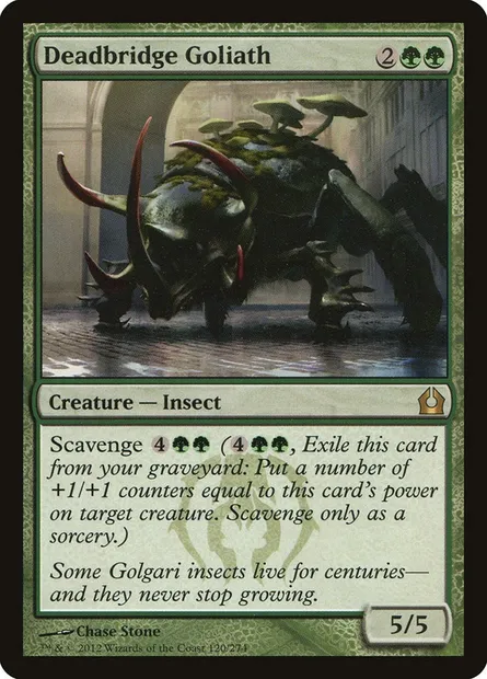 Deadbridge Goliath, Magic card RTR 120 — Return to Ravnica set