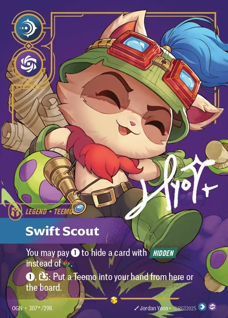 Swift Scout, Riftbound card OGN 307* — Origins set