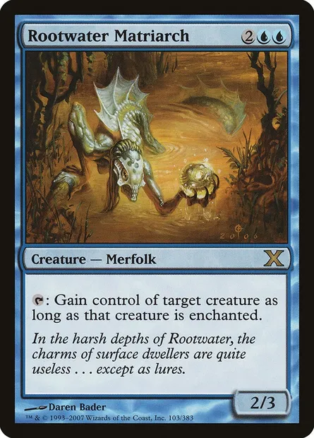 Rootwater Matriarch, Magic card 10E 103 — Tenth Edition set