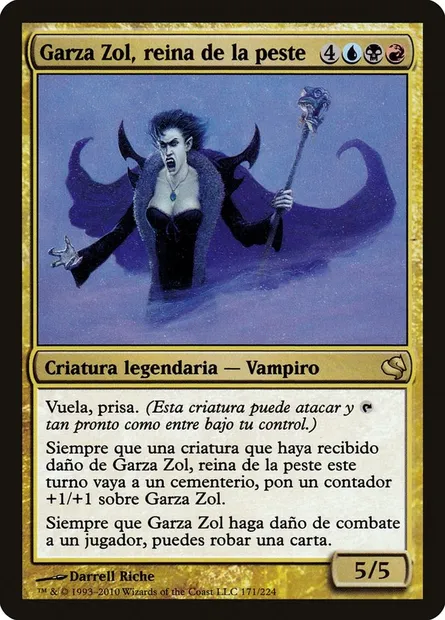 Garza Zol, Plague Queen, Magic card PS11 171 — Salvat 2011 set