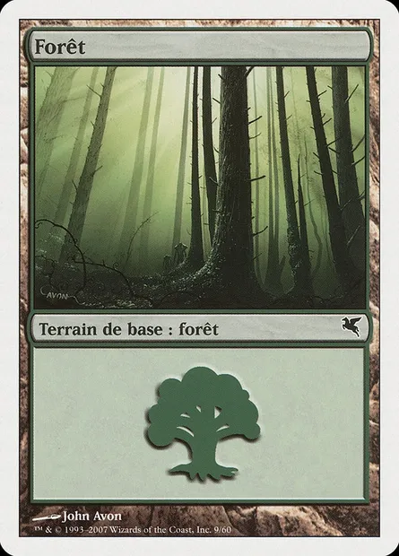 Forêt, carte Magic PSAL J9 — extension Salvat 2005