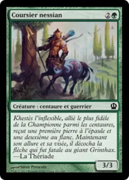 Coursier nessian, carte Magic THS 165 — extension Theros