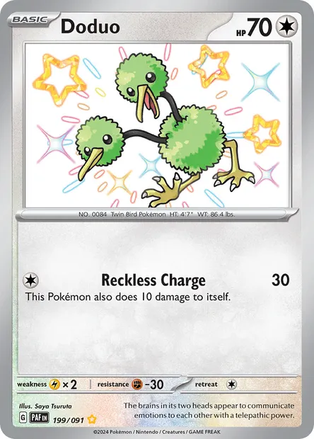 Doduo, Pokémon card PAF 199 — Paldean Fates set