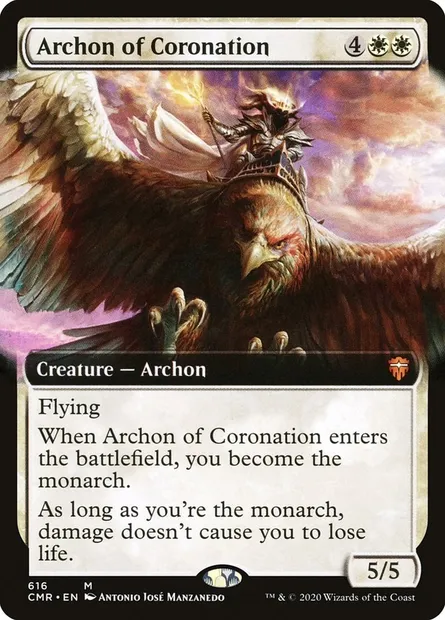 Archon of Coronation, Magic card CMR 616 — Commander Legends set