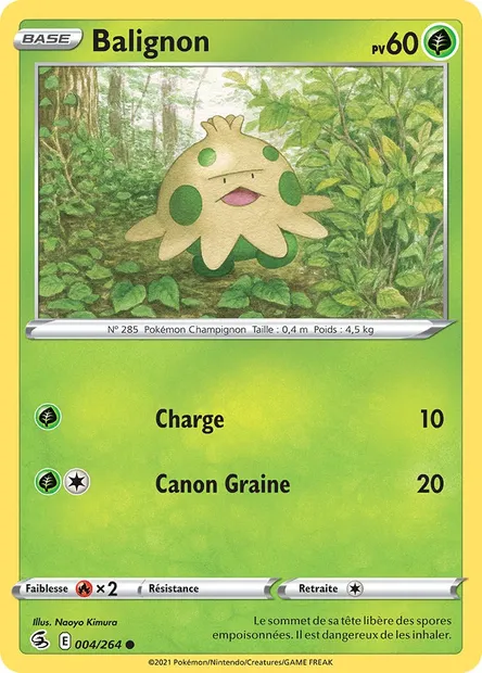 Balignon, carte Pokémon FST 4 — extension Poing de Fusion
