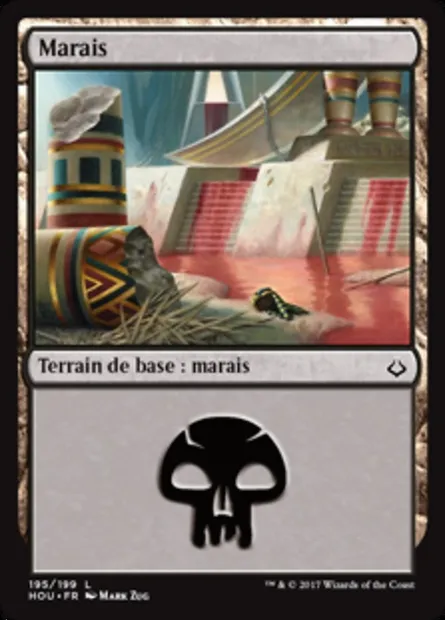 Marais, carte Magic HOU 195 — extension L’âge de la destruction